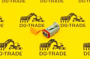 Разъем гнездовой 2-х контактный DEUTSCH JCB (Original) 7212/0001