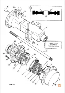 Сливная пробка ступицы JCB (Original) 826/00425 Сливная пробка ступицы JCB (Original) 826/00425