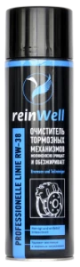 Очиститель тормозных механизмов REINWELL RW-38, 0,5л 3239